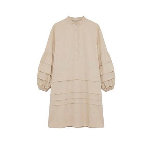 POMANDER PLACE Khaki Chelsea Dress Size M NWT Retail $148 Tuckernuck - Picture 8 of 8